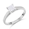 Platinum Diamond Solitaire Engagement Ring - 90pts - E/SI2 - H09268