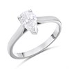 Platinum Diamond Solitaire Engagement Ring - 96pts - F/SI2 - H09277