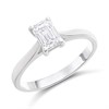 18ct White Gold Diamond Solitaire Engagement Ring - 1.01ct - G/I1 - H101155