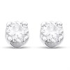 18ct White Gold Diamond Solitaire Stud Earrings - 1.01ct per pair - J-K/I2 - H10155