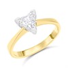 18ct Yellow Gold Diamond Solitaire Engagement Ring - 1.01ct - F/I1 - H101650