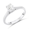 Platinum Diamond Solitaire Engagement Ring - 1.01ct - L/SI1 - H101852