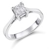 18ct White Gold Diamond Solitaire Engagement Ring - 1.01ct - L/I2 - H10373