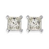 18ct White Gold Diamond Solitaire Stud Earrings - 1.01ct per pair - G-H/I1 - H10482