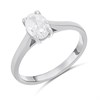 18ct White Gold Diamond Solitaire Engagement Ring - 1ct - F/I1 - H10612