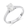 Platinum Diamond Solitaire Engagement Ring - 1.02ct - M/VS1 - H10626