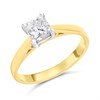 18ct Yellow Gold 1.01 Carat Diamond Solitaire Engagement Ring - F/I2 - H10820