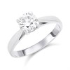 Platinum Diamond Solitaire Engagement Ring - 1.05ct - F/I2 - H10956
