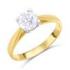 18ct Yellow Gold Diamond Solitaire Engagement Ring - 1.2ct - G/I2 - H12100