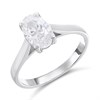 Platinum Diamond Solitaire Engagement Ring - 1.28ct - K/SI2 - H12200