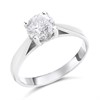 18ct White Gold Diamond Solitaire Engagement Ring - 1.29ct - I/I2 - H1286