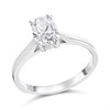 Platinum Diamond Solitaire Engagement Ring - 1.32ct - K/I1 - H1339