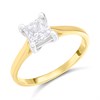18ct Yellow Gold Diamond Solitaire Engagement Ring - 1.3ct - F/I2 - H1376
