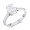 Platinum Diamond Solitaire Engagement Ring - 1.5ct - M/SI1 - H15127