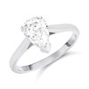 Platinum Diamond Solitaire Engagement Ring - 1.51ct - K/I2 - H1563