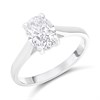 Platinum Diamond Solitaire Engagement Ring - 1.72ct - Certificated - H1712