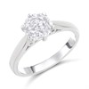 Platinum Diamond Solitaire Engagement Ring - 1.83ct - I/I3 - H1804