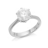Platinum Diamond Solitaire Engagement Ring - 2.57ct - I/I2 - H2010