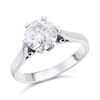 Platinum Diamond Solitaire Engagement Ring - 2.03ct - L/I2 - H2028