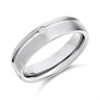 Titanium Offset 6mm Diamond Ring - J1005