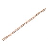 Titanium Rose Tone Magnetic Bracelet - 8in - J1573