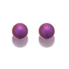 Ti2 Titanium Pink Ball Stud Earrings - 5mm - J19301