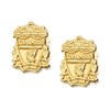 9ct Gold Liverpool FC Crest Stud Earrings - J2271