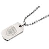 Stainless Steel Arsenal FC Dog Tag And Ball Chain - J2392