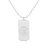 Stainless Steel Rangers FC Dog Tag Necklace - J2936