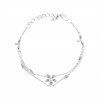 Laura Ashley LA076 Tumbling Floral CZ Bracelet - J4341