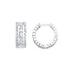 Laura Ashley LA081 Paisley Lace Hoop Earrings - J4342