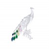 Laura Ashley LA098 Belvedere CZ Peacock Brooch - J4346