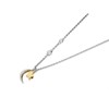 Fossil JFS00432998 Silver Cubic Zirconia Star And Moon Necklace - J4871