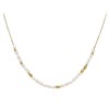 Fossil JF03808710 Yellow IP Freshwater Pearl Necklace - J49257