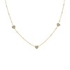 Fossil JF03942710 Yellow IP Heart Necklace - J49268