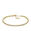 Fossil JA7214710 Gold Tone Cubic Zirconia Bracelet - J49365