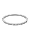 Fossil JF04863040 Stainless Steel Stone Set Bangle - J49375