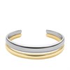 Fossil JF04874998 Stainless Steel Two Tone Bangle - J49384