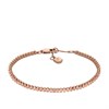 Fossil JA7294791 Rose IP CZ Bracelet - J49397