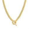 Fossil JF04956710 Gold Tone T-Bar Necklace - J49418