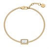 Fossil JF04998710 Yellow IP Mother Of Pearl Bracelet - J49426