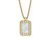 Fossil JF04997710 Yellow IP Mother Of Pearl Necklace - J49427
