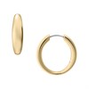 Fossil JF05002710 Yellow IP Graduated Hoop Earrings - J49429