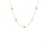Fossil JA7337710 Gold Tone Moon And Stars Necklace - J49442