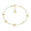 Fossil JA7340710 Gold Tone Moon And Stars Bracelet - J49443
