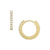Fossil JA7346710 Gold Tone Huggie Earrings - J49445
