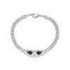 Black And White Diamante Bracelet - J5017