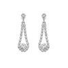 Diamante Loop Drop Earrings - J5155