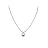 Black And White Diamante Teardrop Necklet - J5323