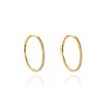 Cachet Vice Cubic Zirconia Hoop Earrings - J74113